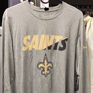 OFFICIAL TEAM ISSUE NEW ORLEANS SAINTS NIKE TRAINING APPAREL